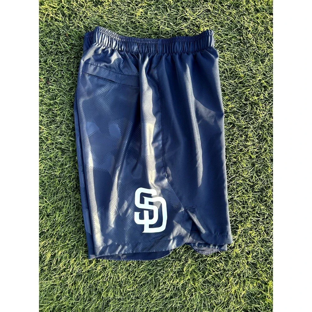 Nike San Diego Padres Authentic Collection Dri-FIT Performance Shorts Mens M Nav